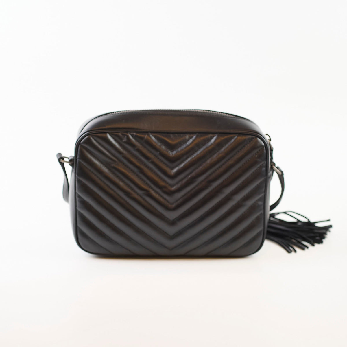 Saint Laurent Lou Camera Bag Black SHW - photo 2