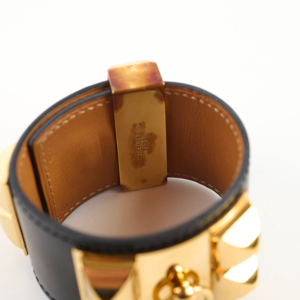 Hermes Collier de Chien Black Bracelet - photo 4