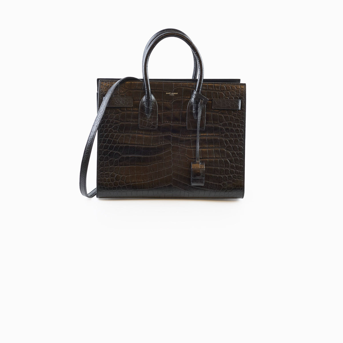 Saint Laurent Sac De Jour Medium Black Croc Emboss - photo 1