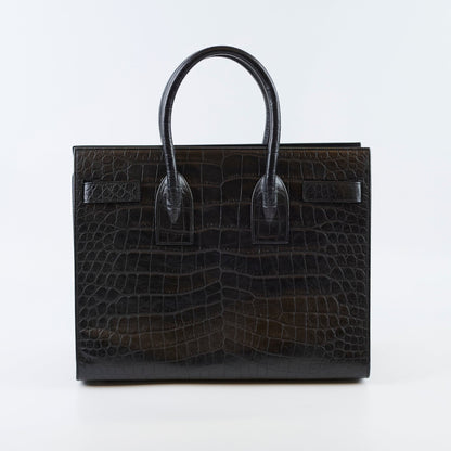 Saint Laurent Sac De Jour Medium Black Croc Emboss - photo 3
