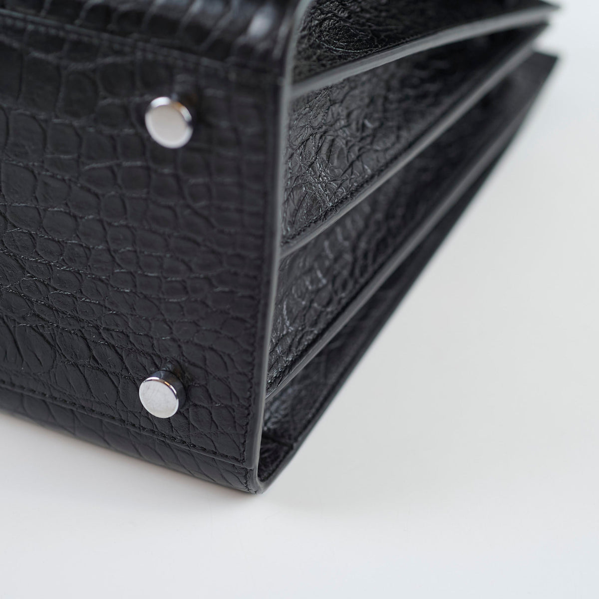 Saint Laurent Sac De Jour Medium Black Croc Emboss - photo 12