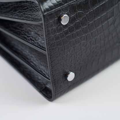 Saint Laurent Sac De Jour Medium Black Croc Emboss - photo 11
