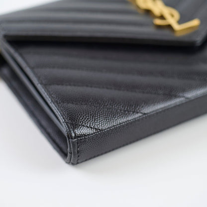 Louis Vuitton Envelope Wallet on Chain Black - photo 8