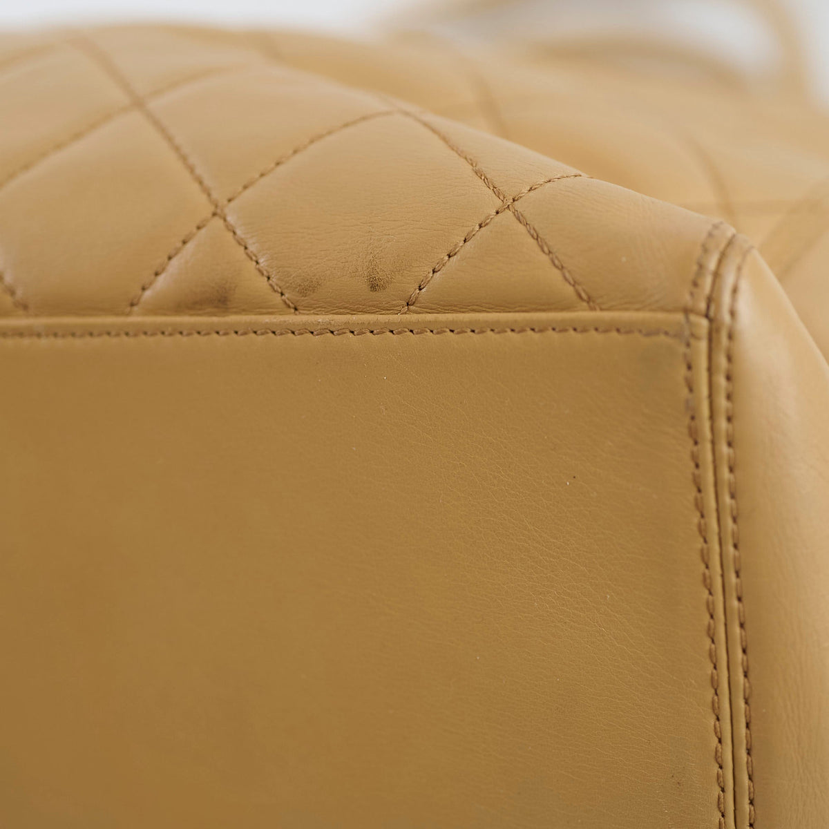 Chanel Beige Quilted Tote Bag - photo 12