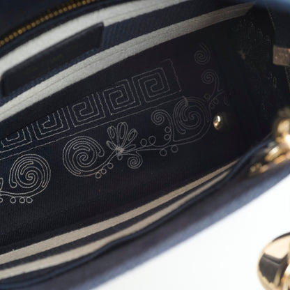 Christian Dior Lady Dior DLite Medium Navy Embroidery - photo 7