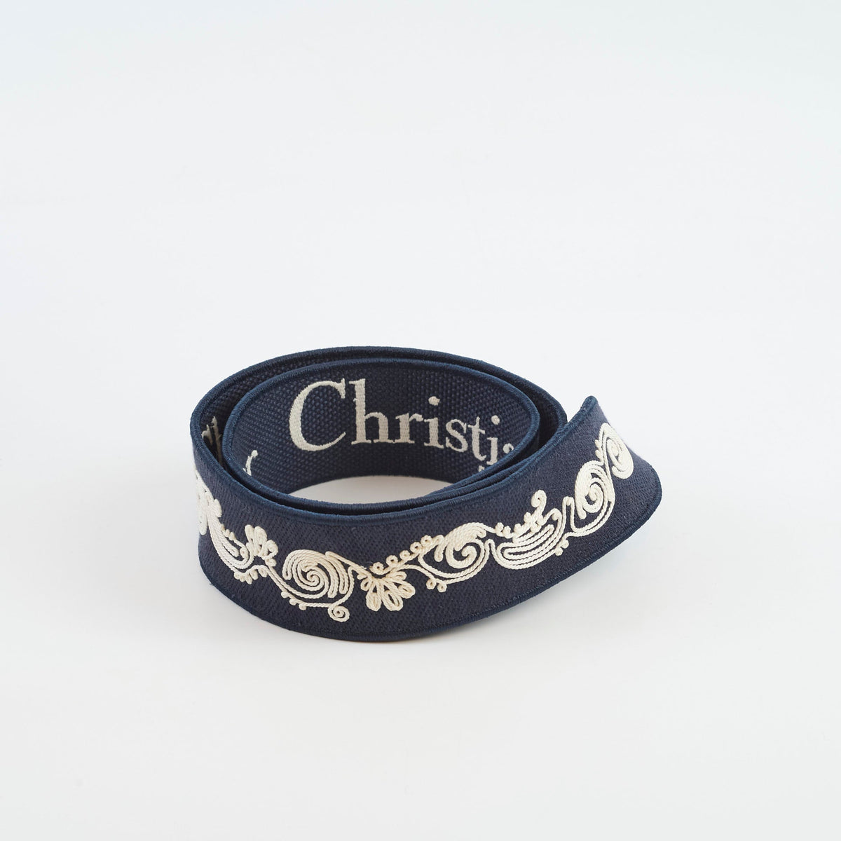 Christian Dior Lady Dior DLite Medium Navy Embroidery - photo 11