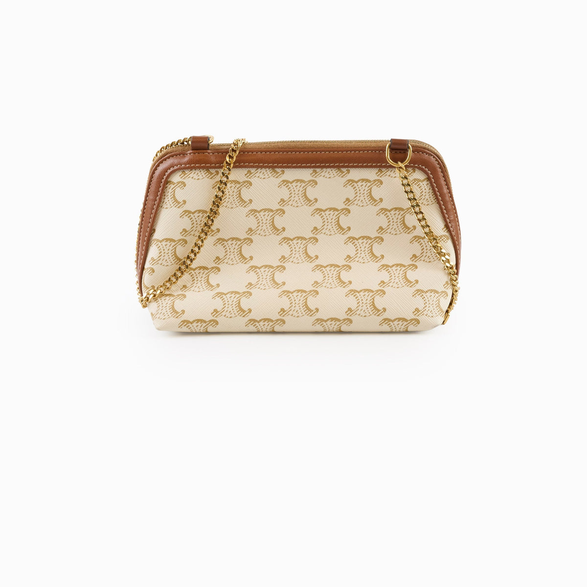 Celine Clutch on Chain Triomphe Canvas - photo 1