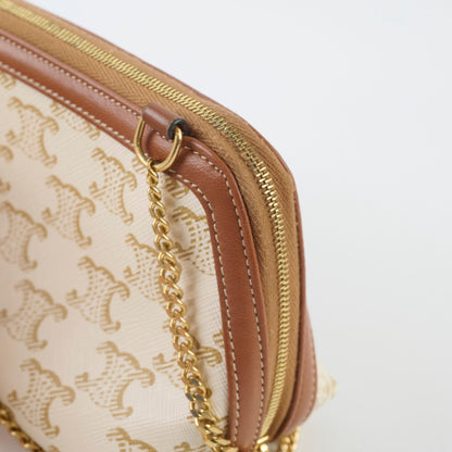 Celine Clutch on Chain Triomphe Canvas - photo 7
