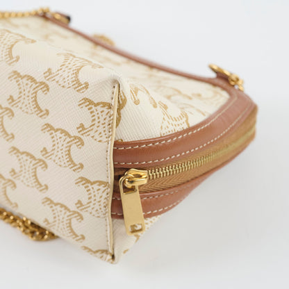Celine Clutch on Chain Triomphe Canvas - photo 12