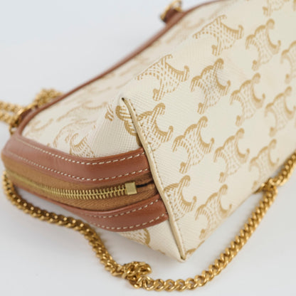 Celine Clutch on Chain Triomphe Canvas - photo 9
