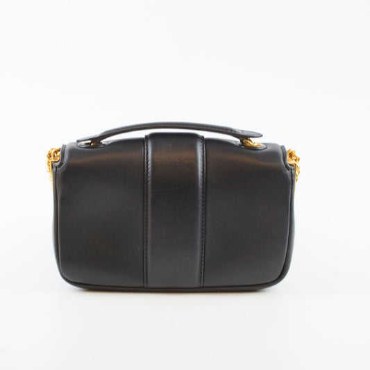 Fendi Baguette Shoulder Bag Lambskin Black - photo 2