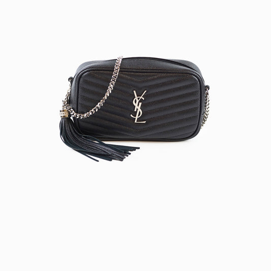 Saint Laurent Mini Lou Camera Bag Black - photo 1