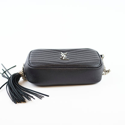 Saint Laurent Mini Lou Camera Bag Black - photo 3
