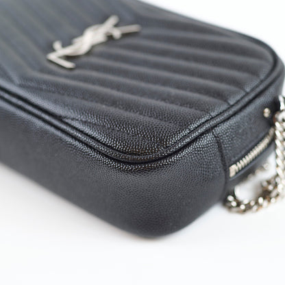 Saint Laurent Mini Lou Camera Bag Black - photo 4