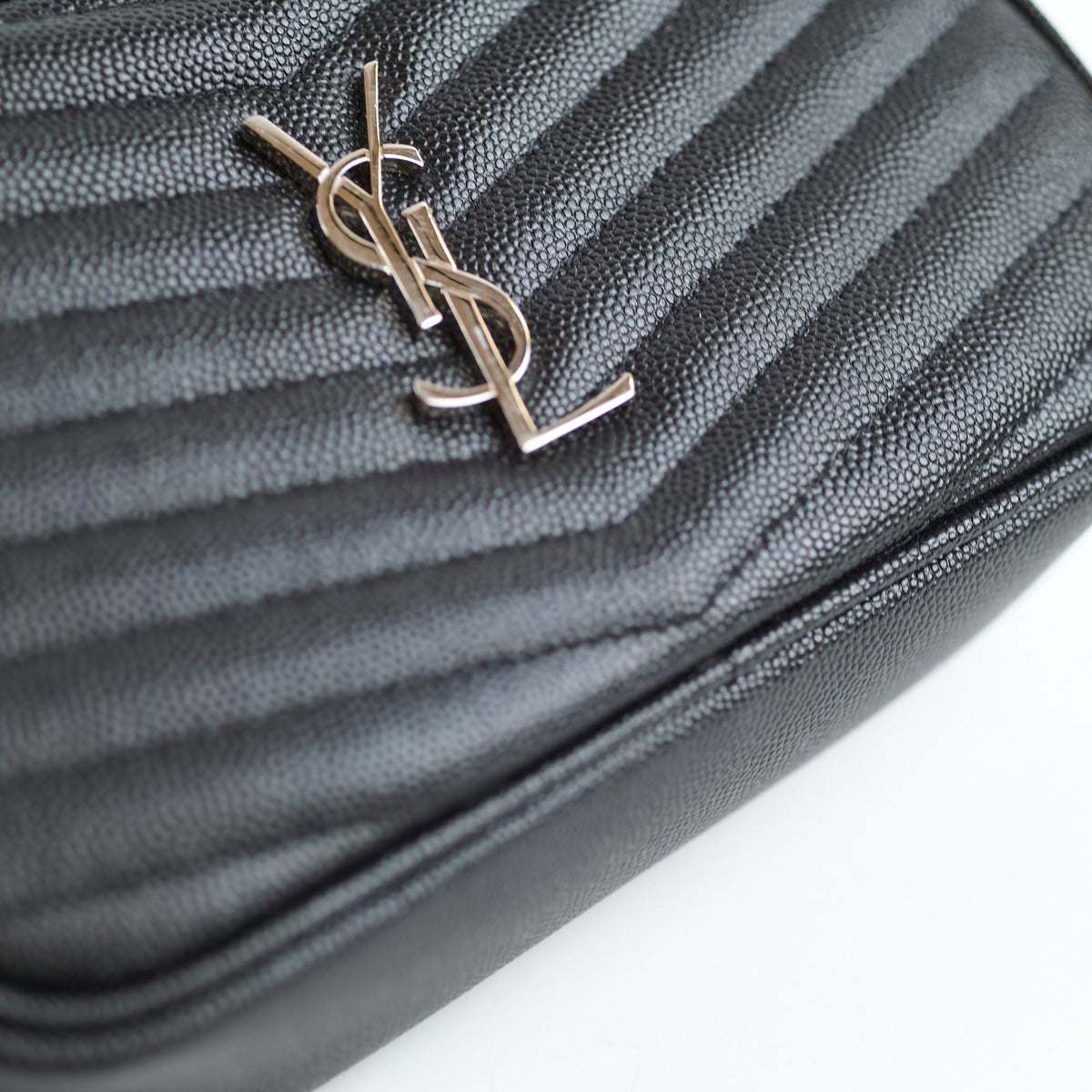 Saint Laurent Mini Lou Camera Bag Black - photo 6