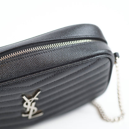 Saint Laurent Mini Lou Camera Bag Black - photo 7