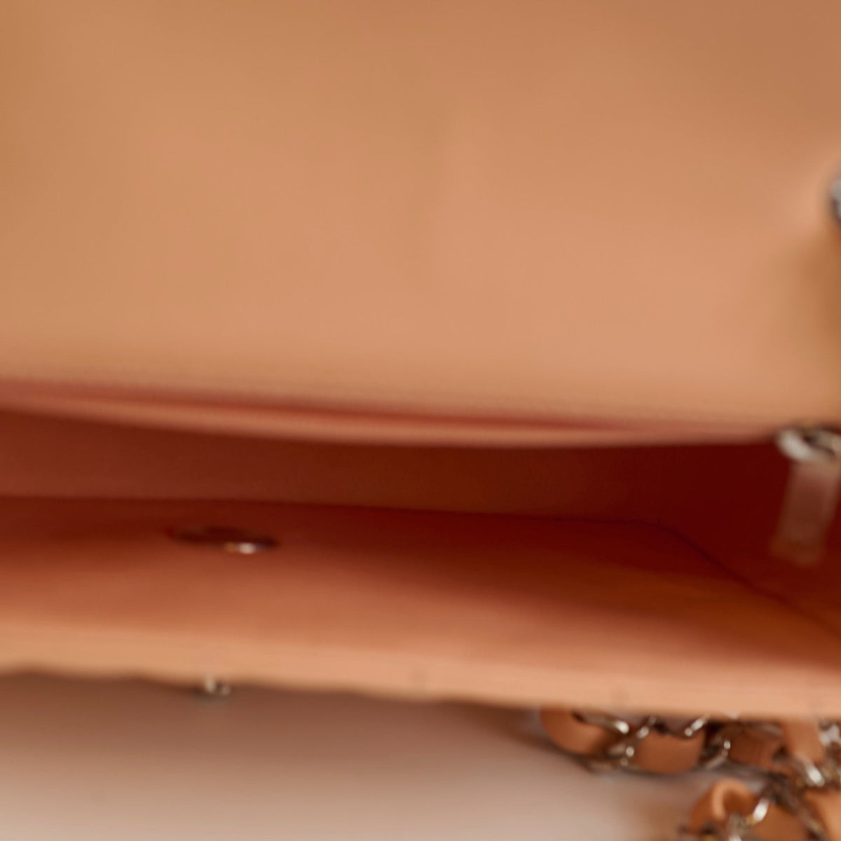 Chanel Rectangle Mini Peach Lambskin SHW 29 series - photo 9