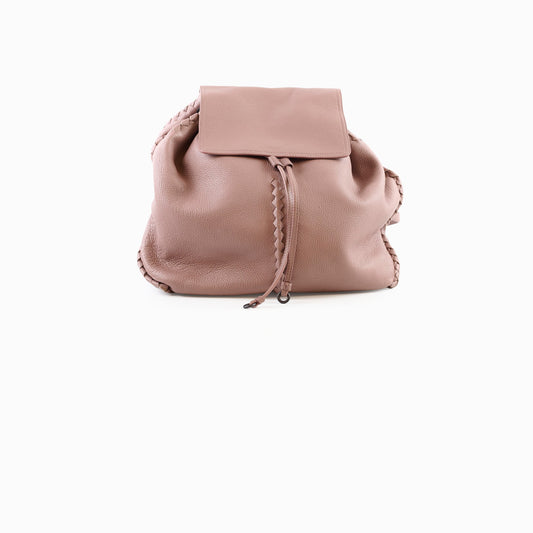 Bottega Veneta Cervo Leather Backpack Dusty Pink - photo 1
