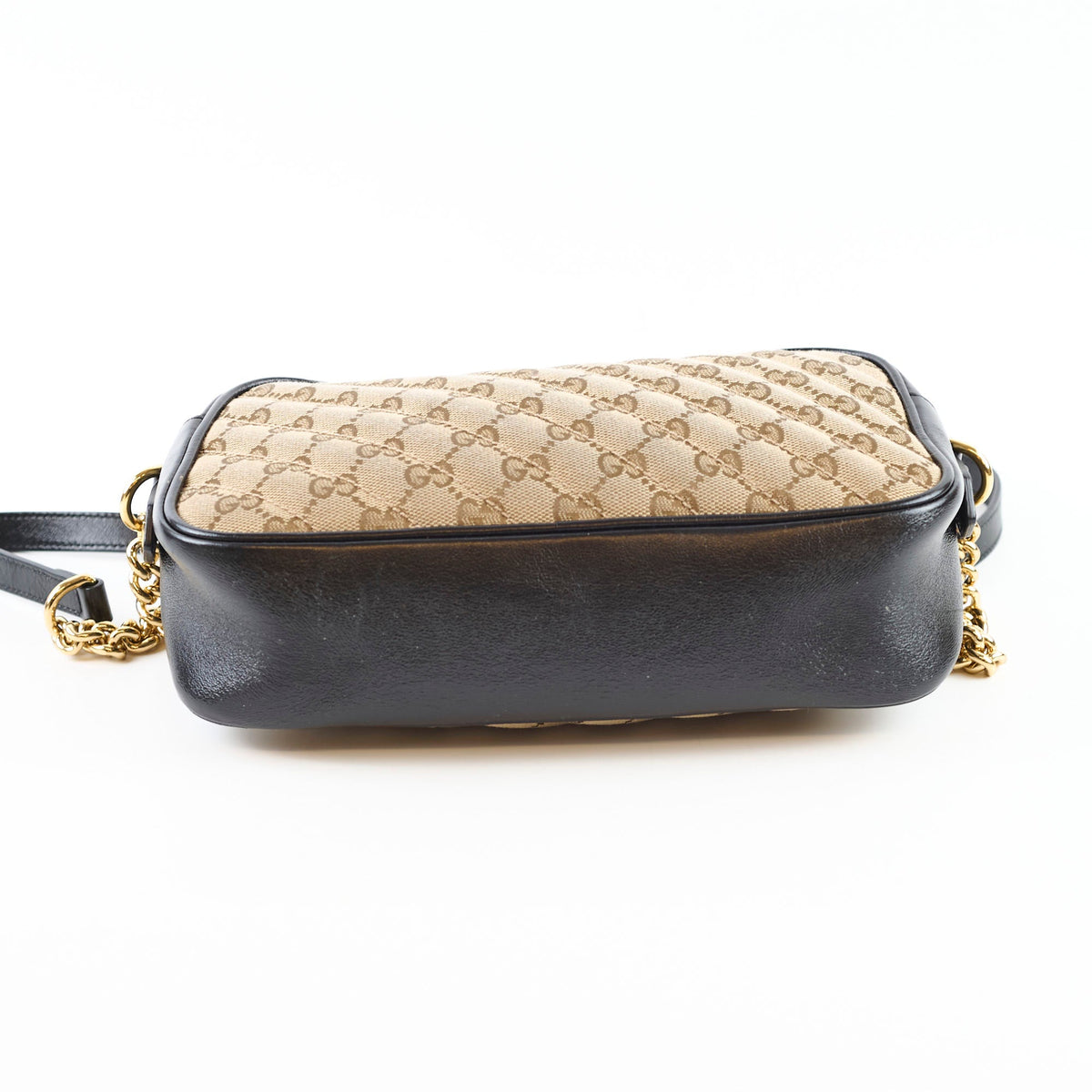 Gucci Small GG Marmont Camera Bag Beige/Black - photo 3
