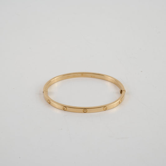Cartier Love Bracelet SM 18k Yellow Gold size 16 - photo 1
