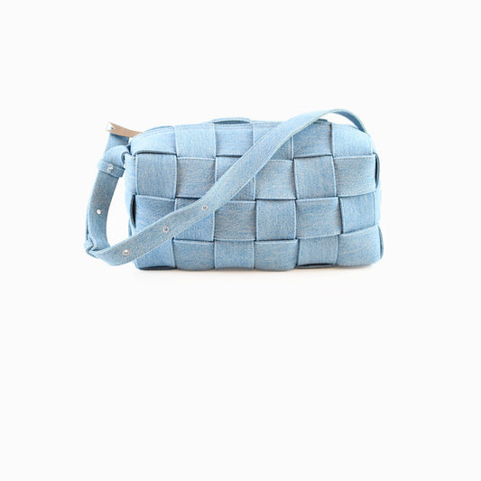 Bottega Veneta Denim Brick Cassette Light Blue - photo 1