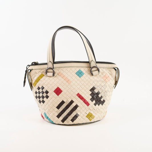 Bottega Veneta Abstract Tambura Crossbody Intrecciato Multicolor - photo 2