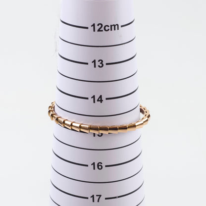 Bvlgari Serpenti Viper Bracelet 18k Rose Gold with Diamonds Size S - photo 8