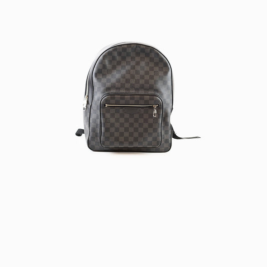 Louis Vuitton Josh Damier Graphite Black/Grey Canvas Zip Backpack - photo 1