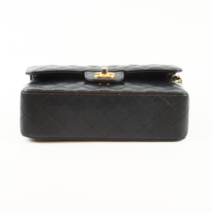 Chanel Small Classic Flap Caviar Black (microchipped) - photo 4