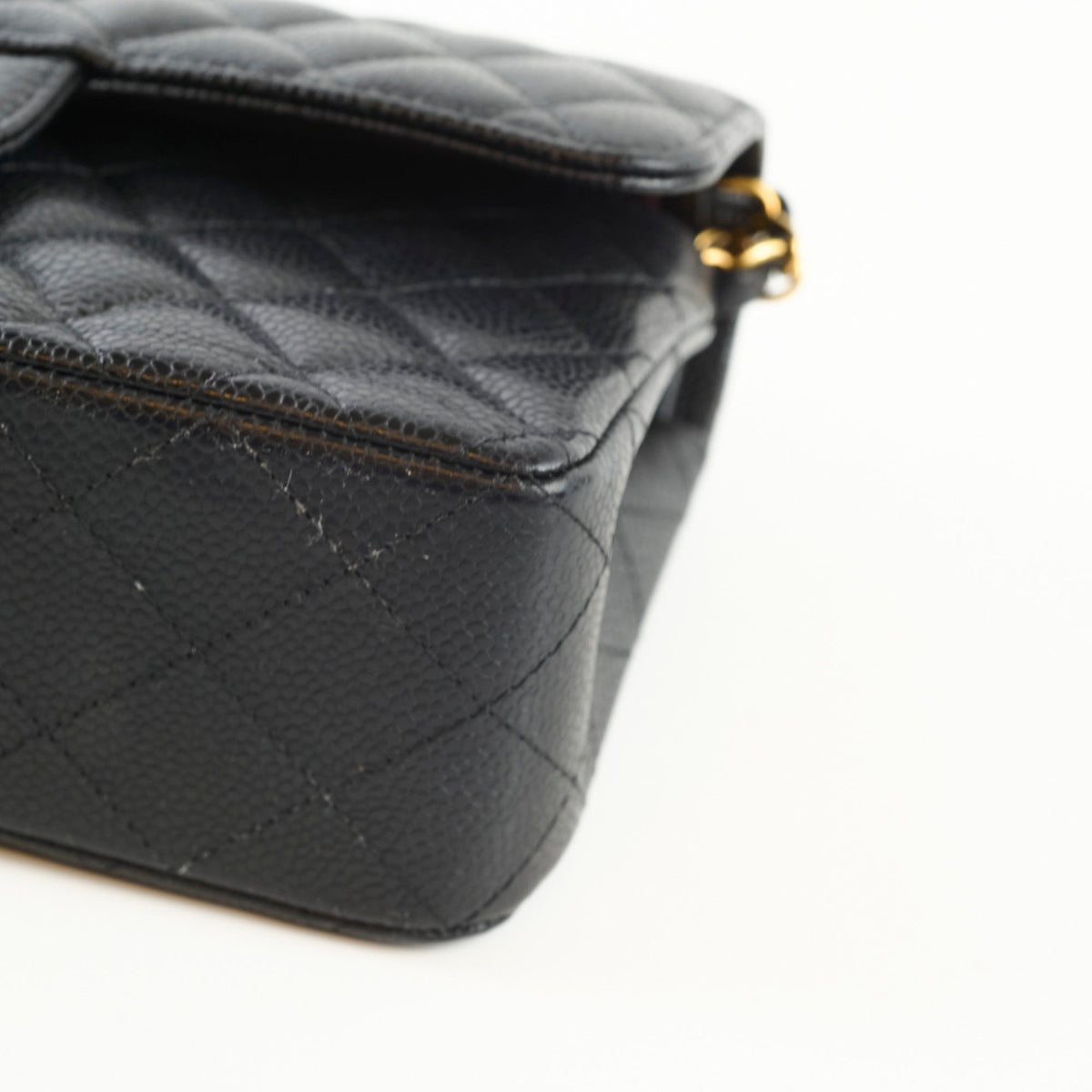 Chanel Small Classic Flap Caviar Black (microchipped) - photo 16