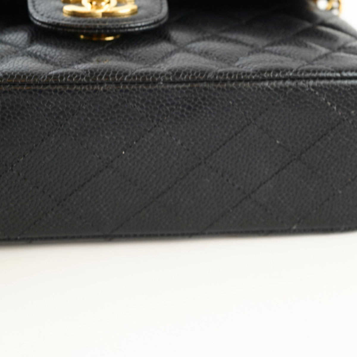 Chanel Small Classic Flap Caviar Black (microchipped) - photo 15