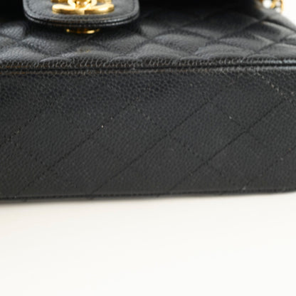 Chanel Small Classic Flap Caviar Black (microchipped) - photo 15
