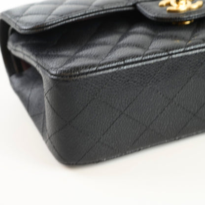 Chanel Small Classic Flap Caviar Black (microchipped) - photo 14