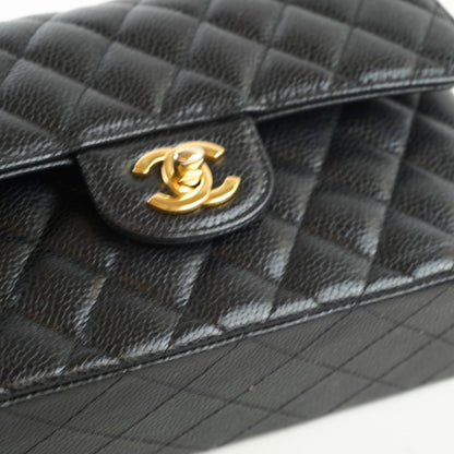 Chanel Small Classic Flap Caviar Black (microchipped) - photo 18