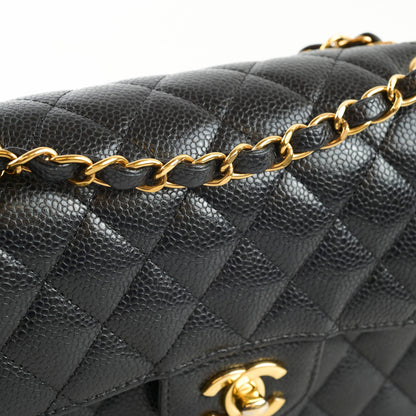 Chanel Small Classic Flap Caviar Black (microchipped) - photo 5