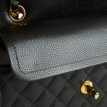 Chanel Small Classic Flap Caviar Black (microchipped) - photo 6