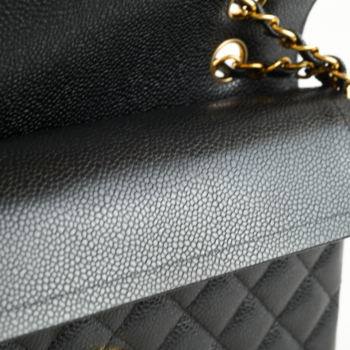 Chanel Small Classic Flap Caviar Black (microchipped) - photo 7
