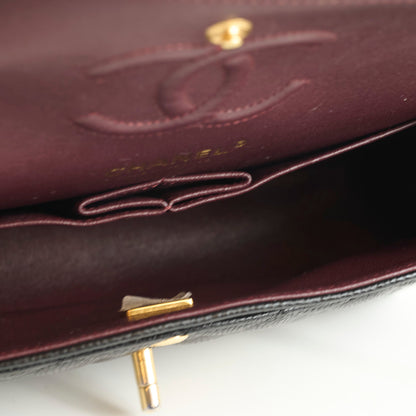 Chanel Small Classic Flap Caviar Black (microchipped) - photo 12