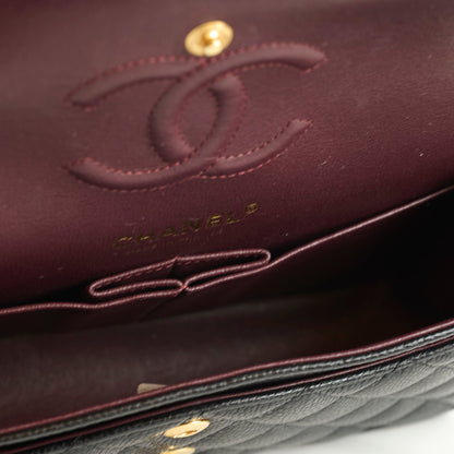 Chanel Small Classic Flap Caviar Black (microchipped) - photo 13
