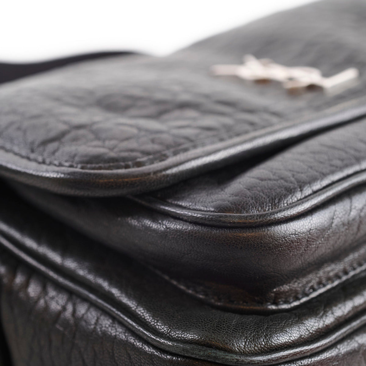 Saint Laurent Small Niki Messenger Grained Lambskin Black - photo 10