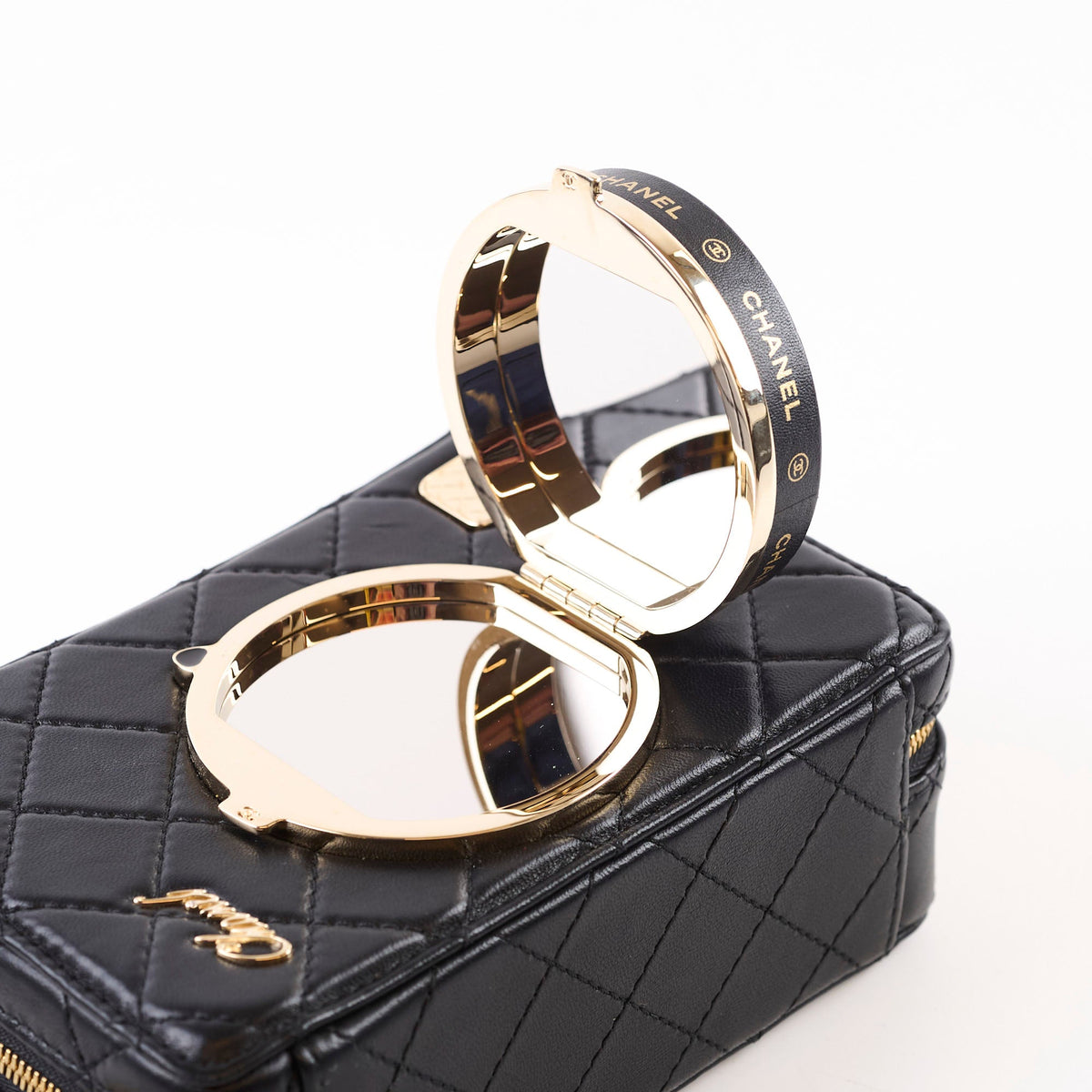 Chanel Coco Clip Camera Bag Quilted Lambskin Black Microchip - photo 6
