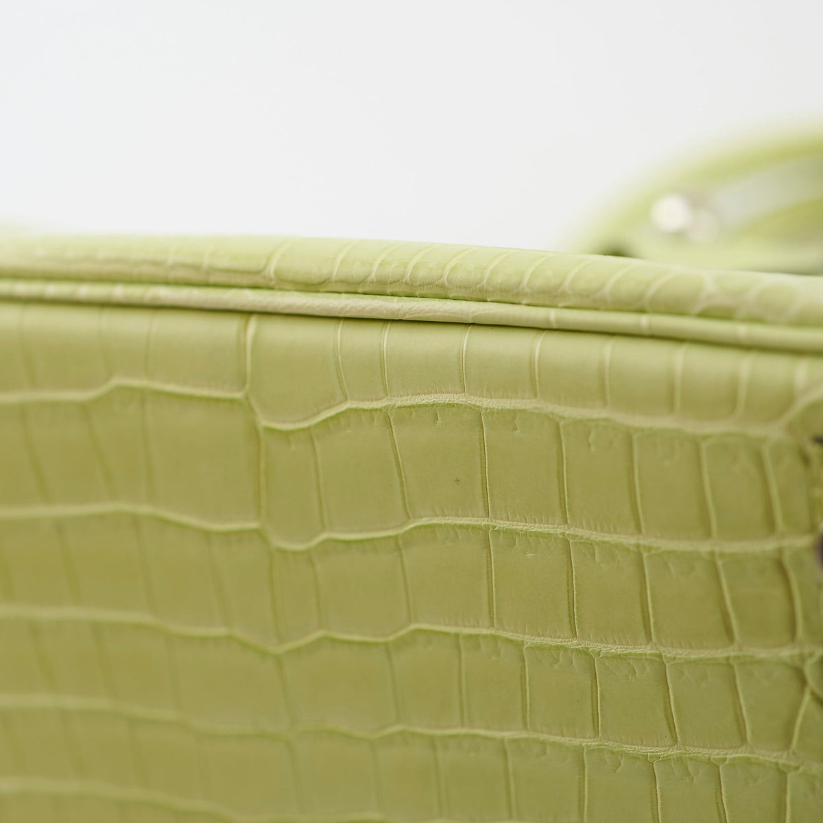 Hermes Birkin 25 Crocodile Porosus Jaune Bourge - Z Stamp - photo 10