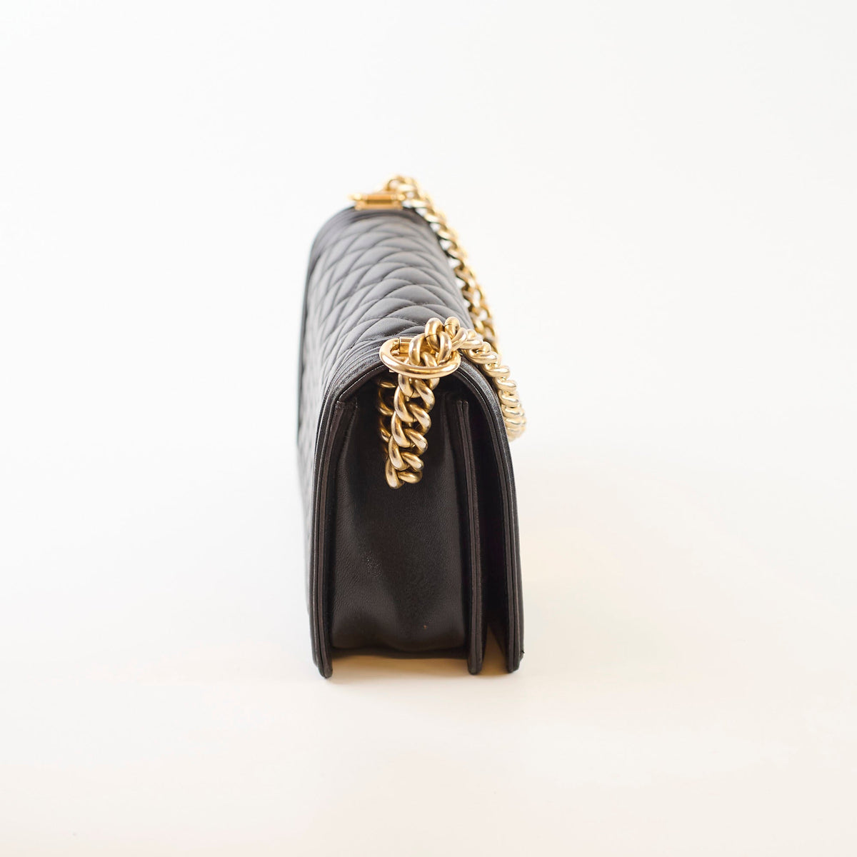 Chanel Old Medium Boy Bag Black - photo 3