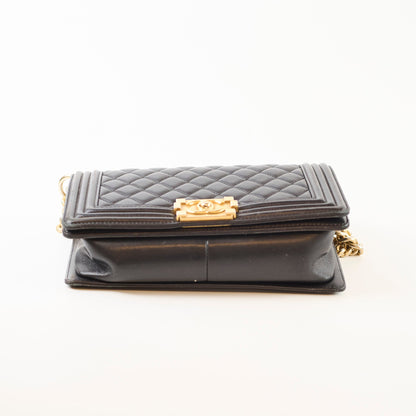 Chanel Old Medium Boy Bag Black - photo 4