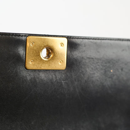 Chanel Old Medium Boy Bag Black - photo 5