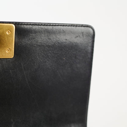 Chanel Old Medium Boy Bag Black - photo 6
