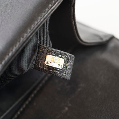 Chanel Old Medium Boy Bag Black - photo 9
