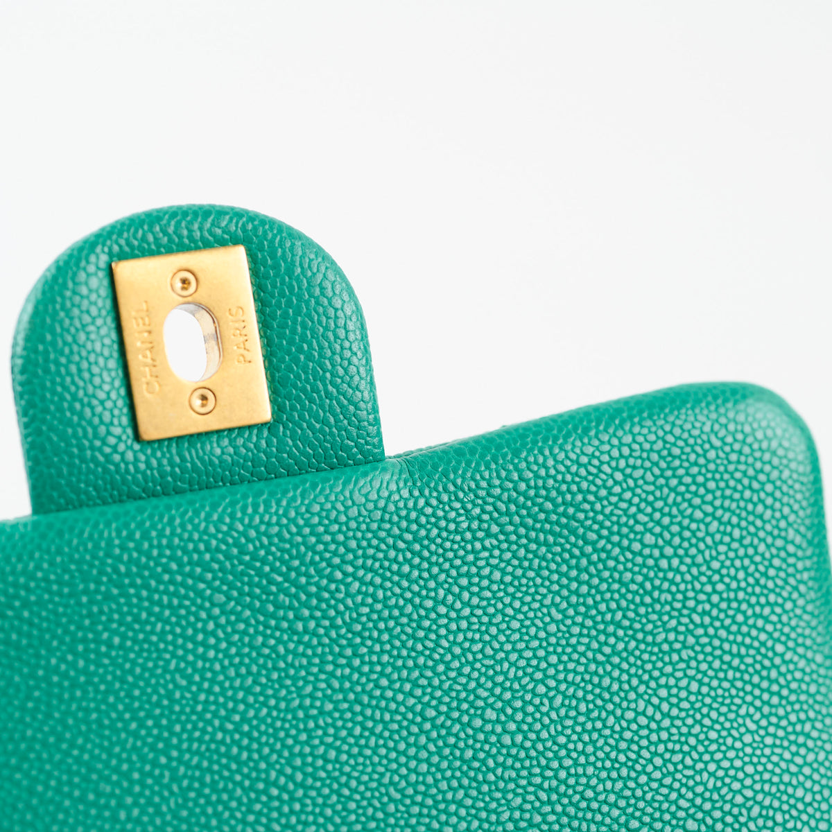 Chanel Mini Sweetheart Flap Green Caviar - photo 4