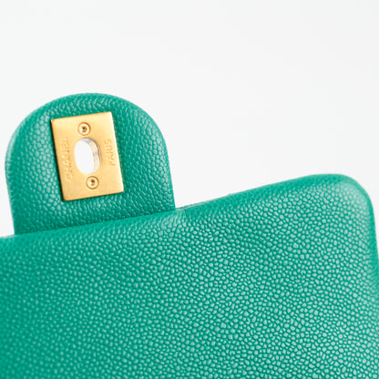 Chanel Mini Sweetheart Flap Green Caviar - photo 4