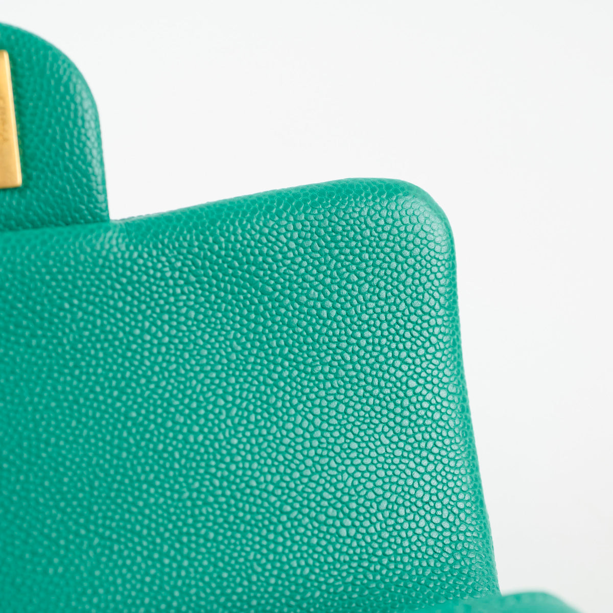 Chanel Mini Sweetheart Flap Green Caviar - photo 5